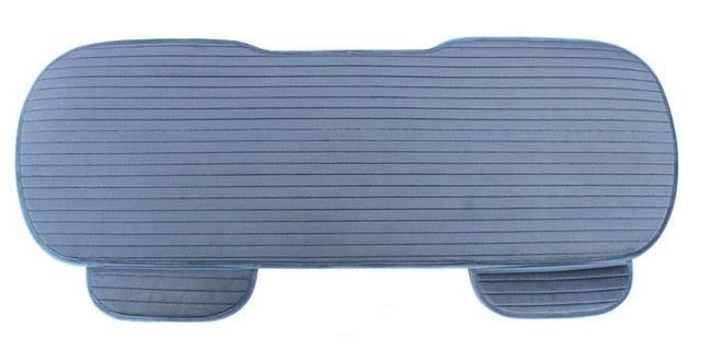 Stevvex blue flocked car seat cover universal non-slip seat protector mat for front or rear on Tampa Home & Garden Store
