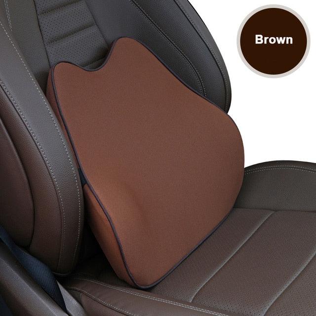 Car seat headrest pillow brown memory foam Stevvex neck support on Tampa Home & Garden Store