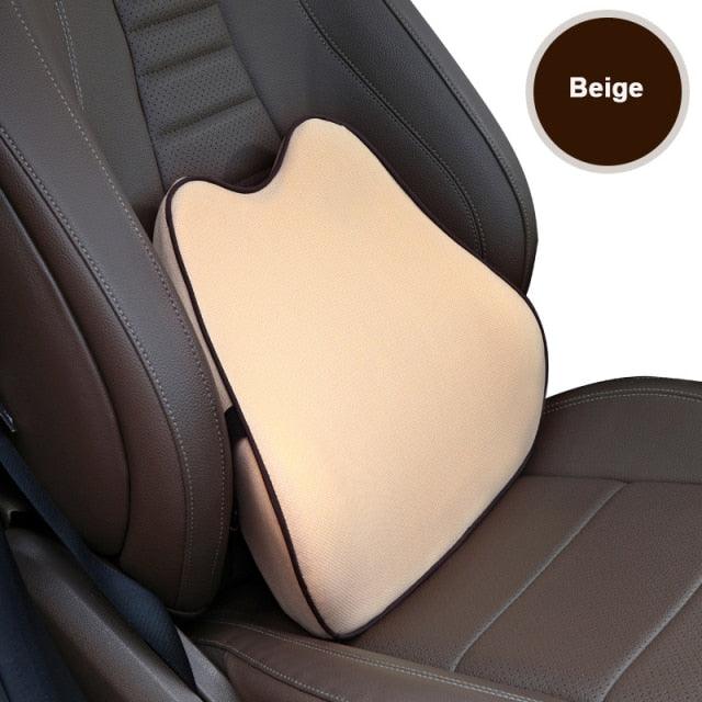 Car seat headrest pillow beige memory foam by Stevvex on Tampa Home & Garden Store