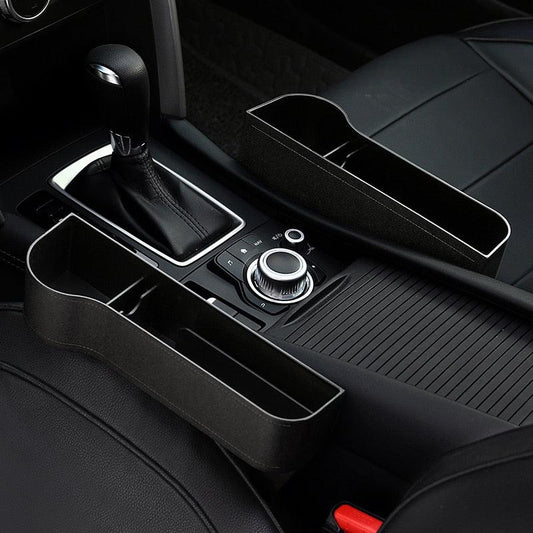 Car seat organizer by Stevvex with center-console pockets for wallet and phone on Tampa Home & Garden Store