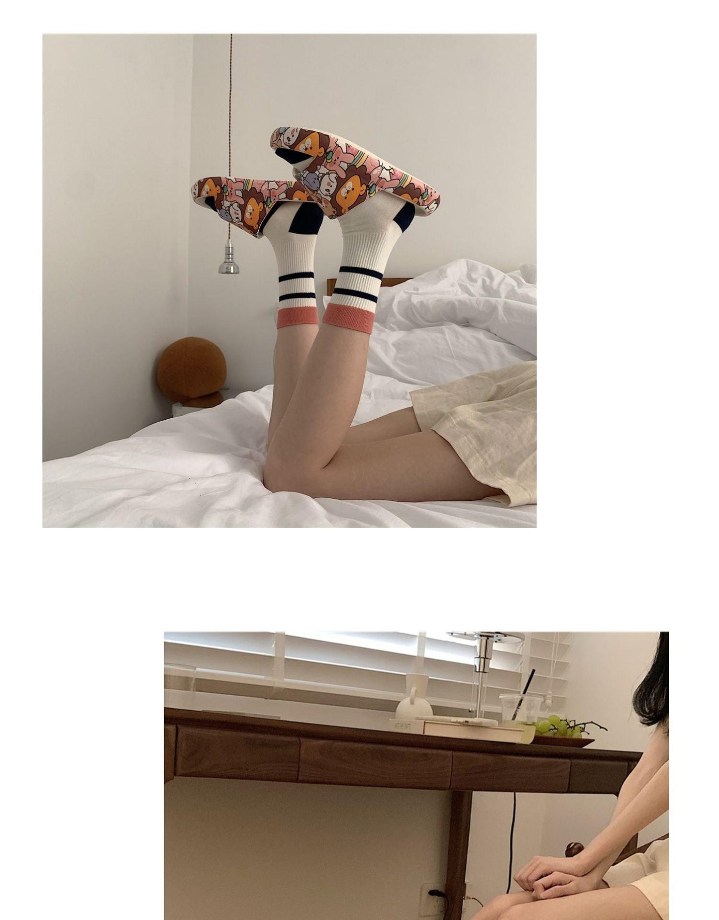 Cartoon Bear Sandals Non Slip Thick Sole Slippers