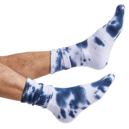 Casual Crew Tie Dye Socks With A 3 Pack Bundle