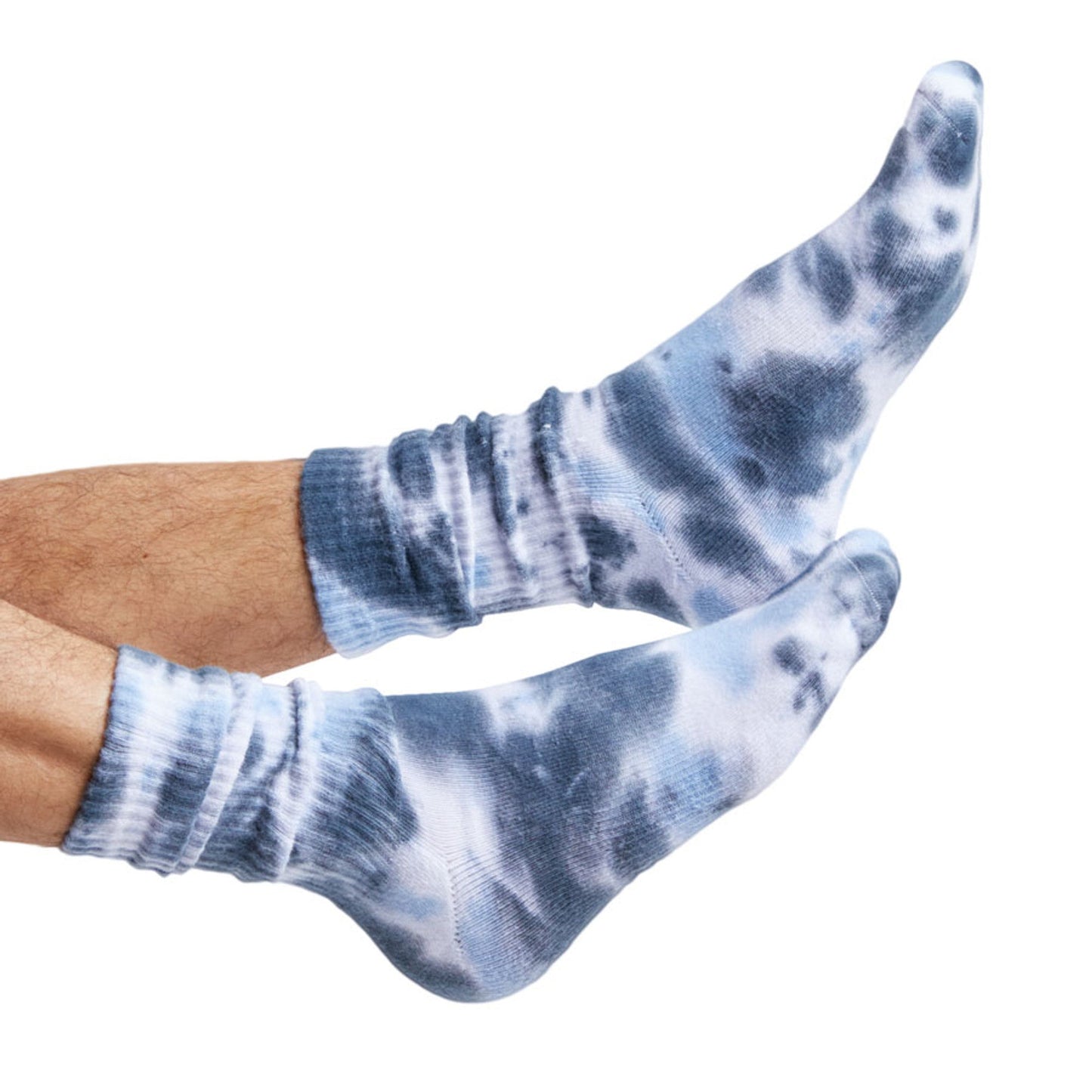 Casual Crew Tie Dye Socks With A 3 Pack Bundle