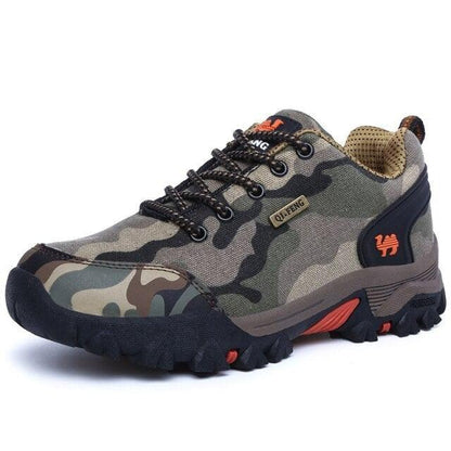 Camouflage hiking sneakers Stevvex ST85SH2478BYD low-top with rugged outsole on Tampa Home & Garden Store