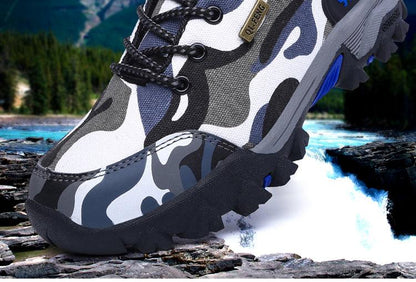 Stevvex camouflage mesh athletic shoes with anti-slip outsole for outdoor walking on Tampa Home & Garden Store