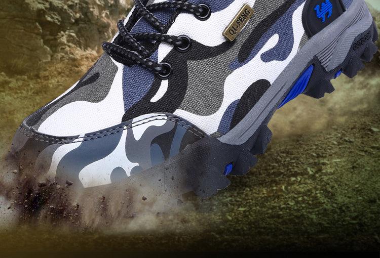 Stevvex camouflage mesh athletic shoes with non-slip rugged sole for camo outdoor walking on Tampa Home & Garden Store