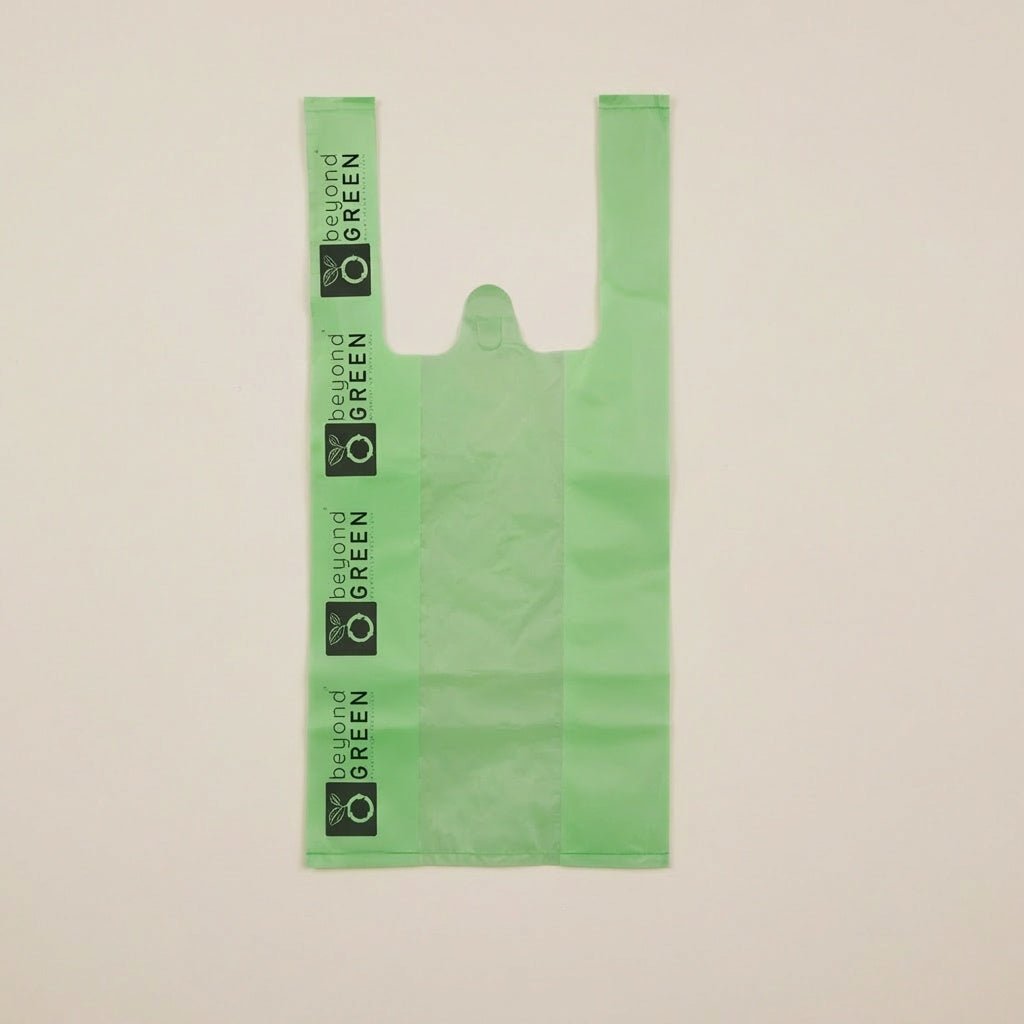 Bolsas para arena para gatos beyondGREEN con asas: fabricadas en EE. UU., resistentes a fugas y fáciles de atar.