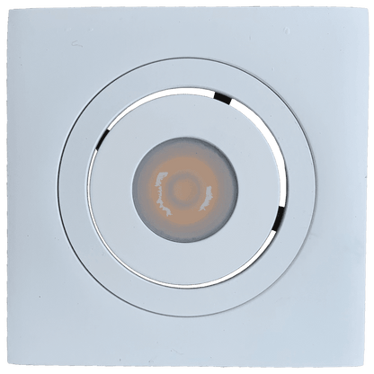 CB06 Dimmable Recessed Square Cast Aluminum LED Puck Light Cabinet Downlighting