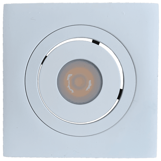 CB06 Dimmable encastré carré en fonte d'aluminium LED rondelle lumière armoire Downlighting