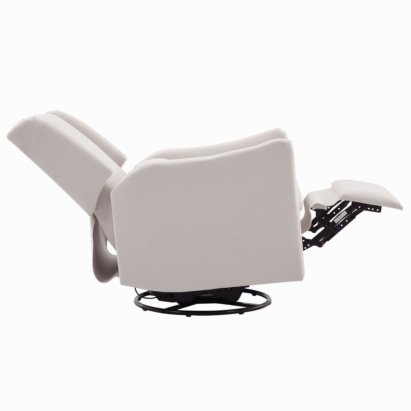 Wide Wingback Swivel Glider And Recliner