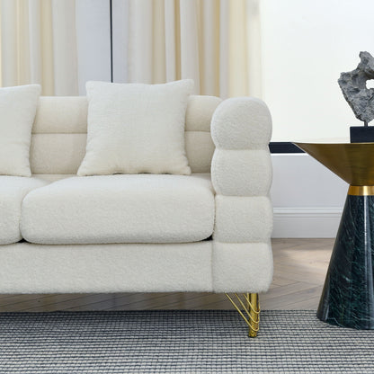 Large Sectional Sofa With Deep Seat and Pillows