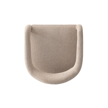 Aspen Solid Wood Mid Century Tweed Armchair