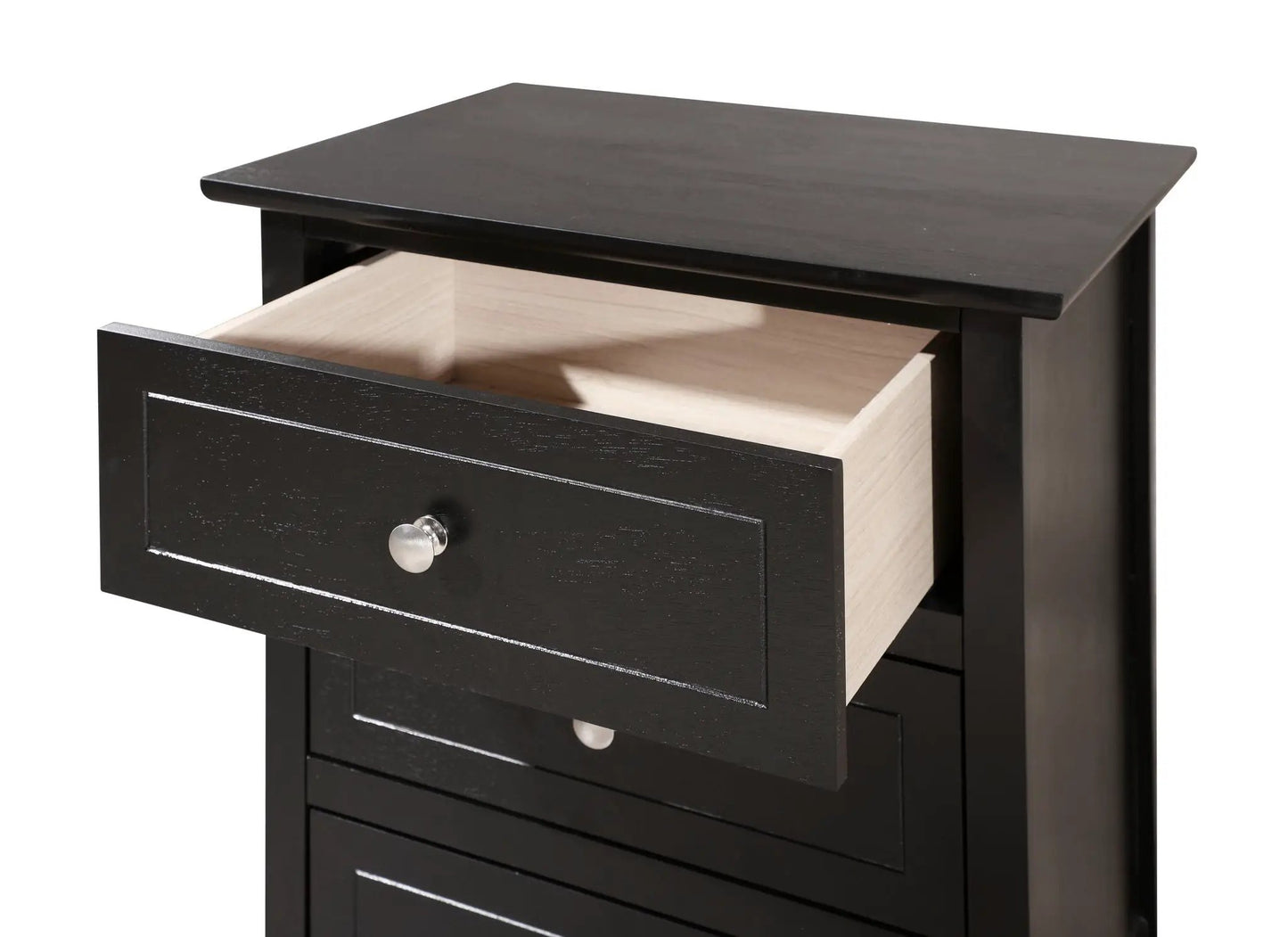 Daniel Nightstand With 3 Drawers In Wood Veneer