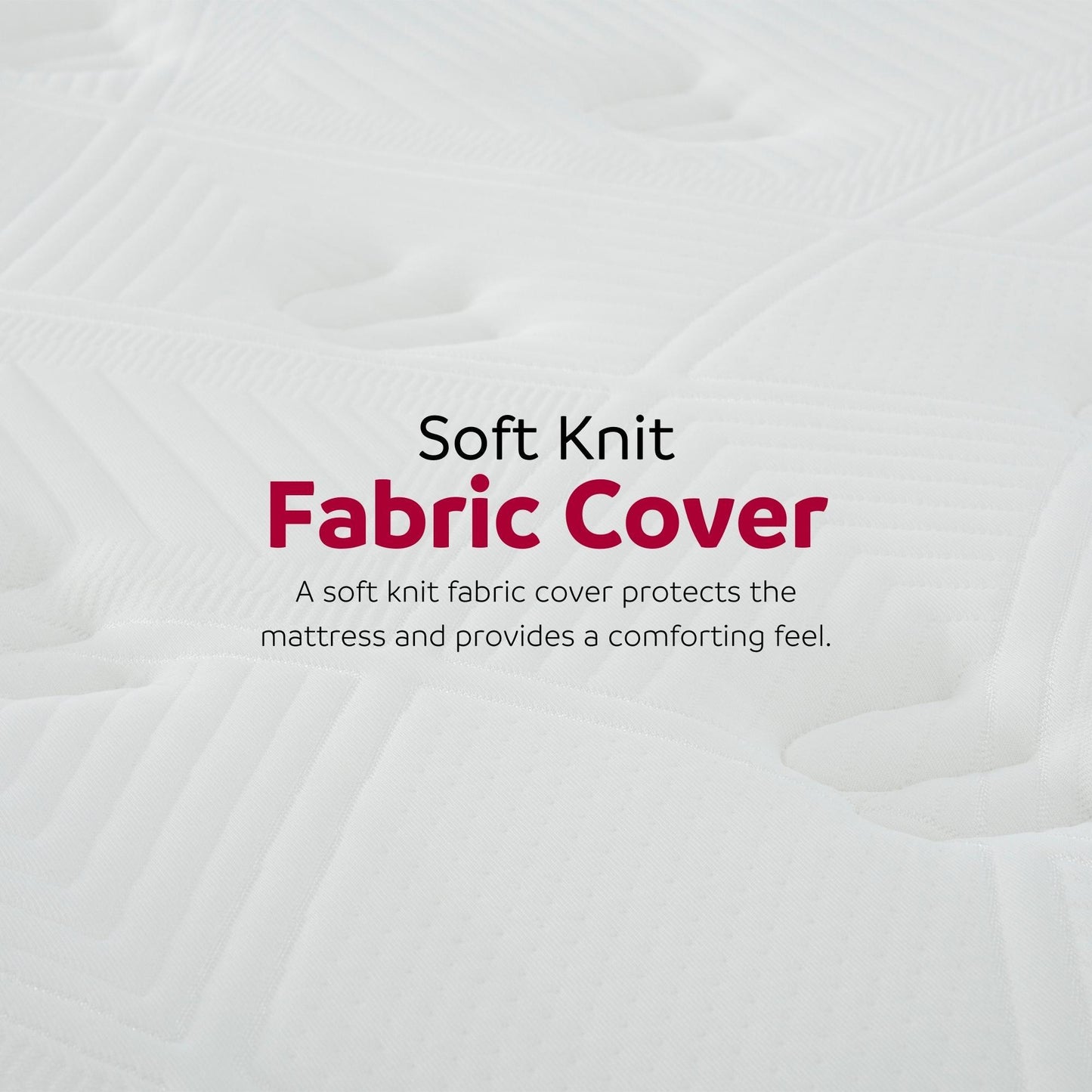 Premium 9in Medium Pocket Spring Hybrid Mattress HouseOfZazla with soft knit cover on Tampa Home & Garden Store