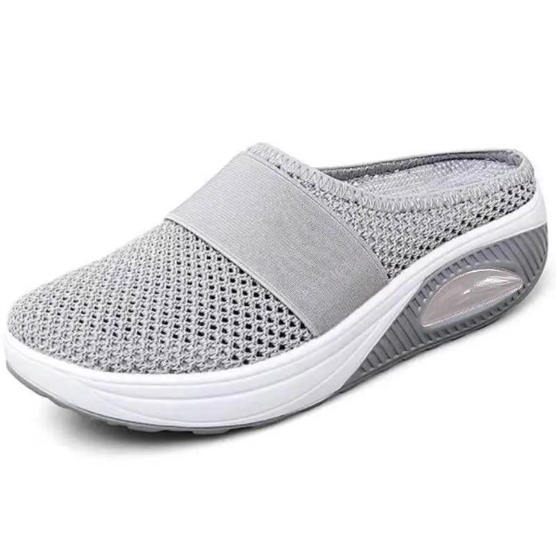 Women Platform Sandals with Thick Sole and Mesh