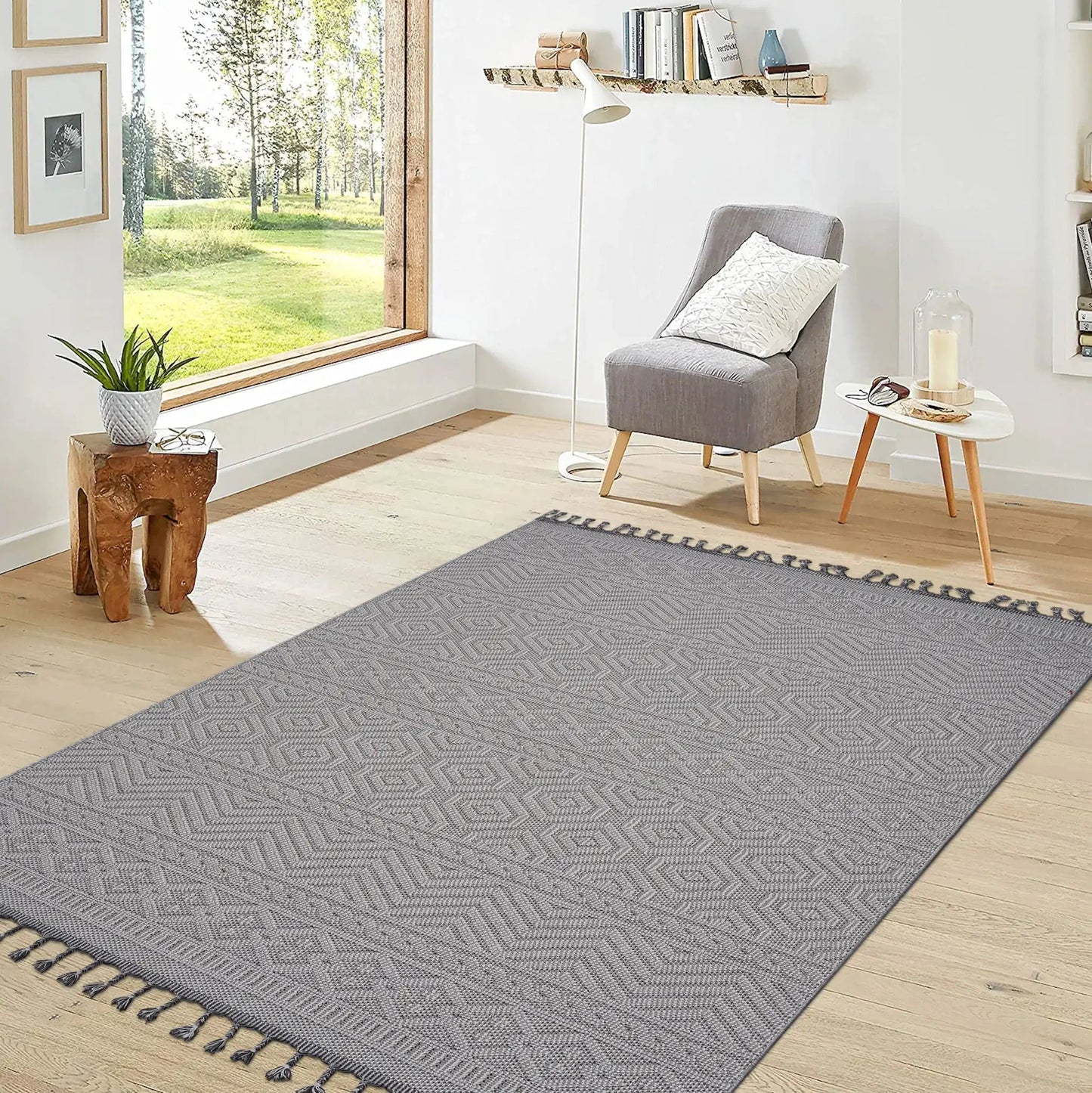 Geometric Indoor Outdoor Rug For All Rooms
