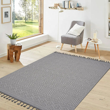 Geometric Indoor Outdoor Rug For All Rooms