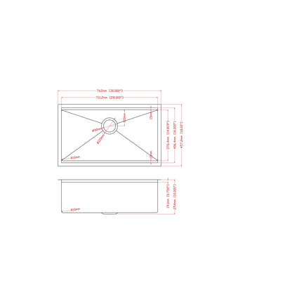 Stainless Steel Undermount Workstation Sink