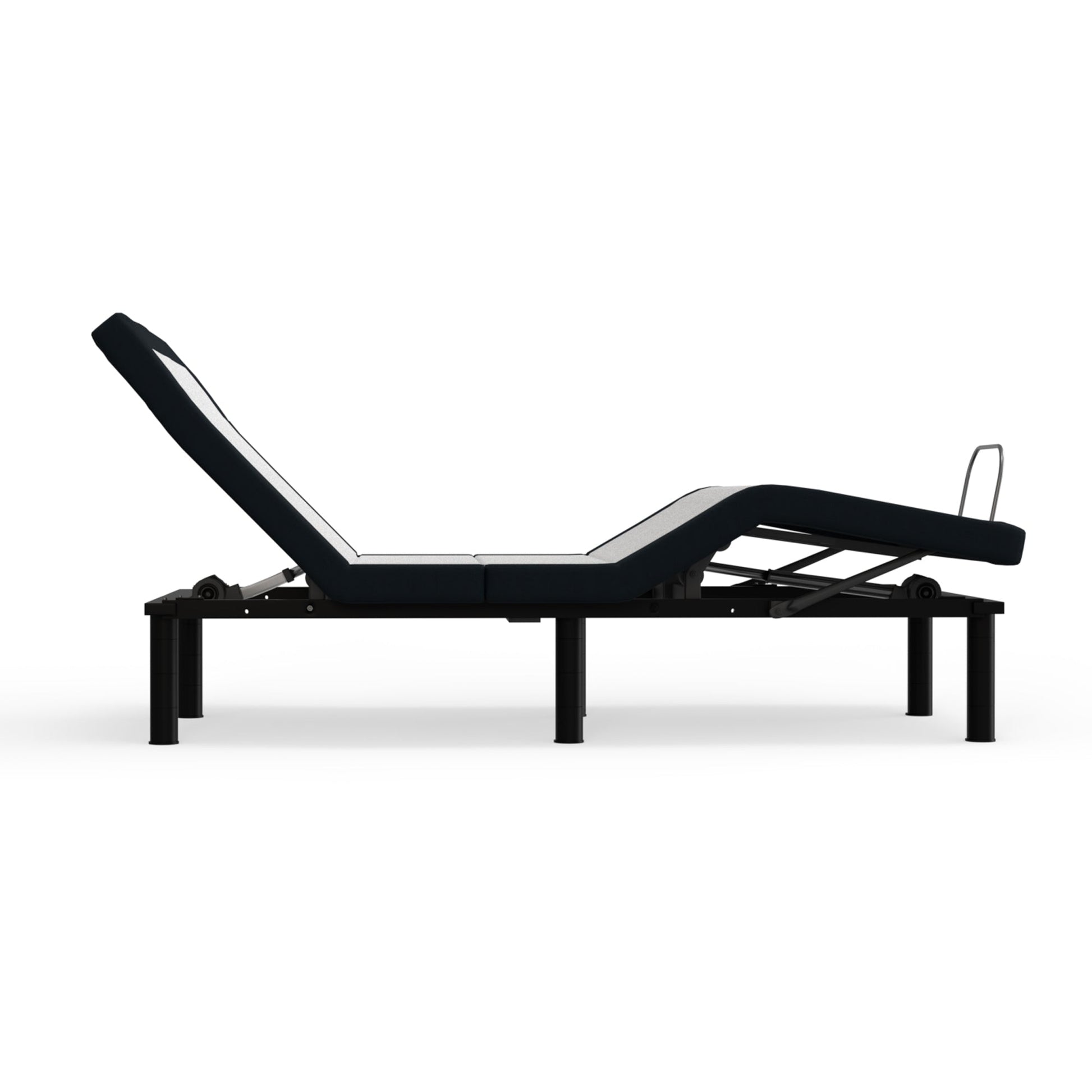 Model 3 Adjustable Base Twin Long Zero Clearance by HouseOfZazla with black frame on Tampa Home & Garden Store