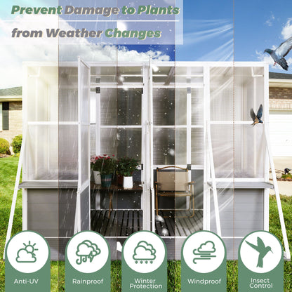 Heavy Duty Lean To Greenhouse For The Garden Use