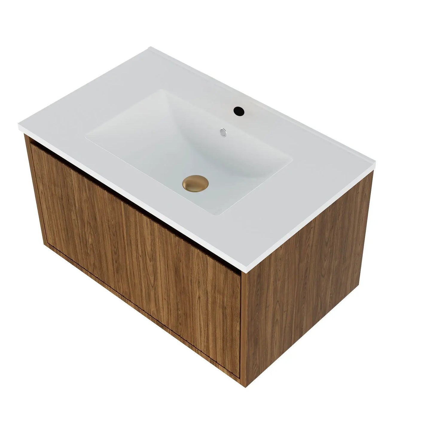 Wall Mounted Floating Bathroom Vanity With Sink