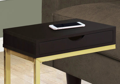 Accent Table C Shaped Contemporary and Modern