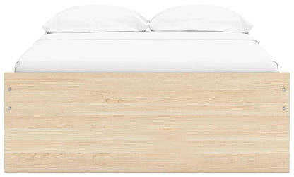 Platform Bed Onita with light oak wood frame storage bed by Unique Piece Furniture on Tampa Home & Garden Store