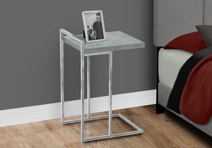 C Shaped Accent Table for Sofas and Beds Modern