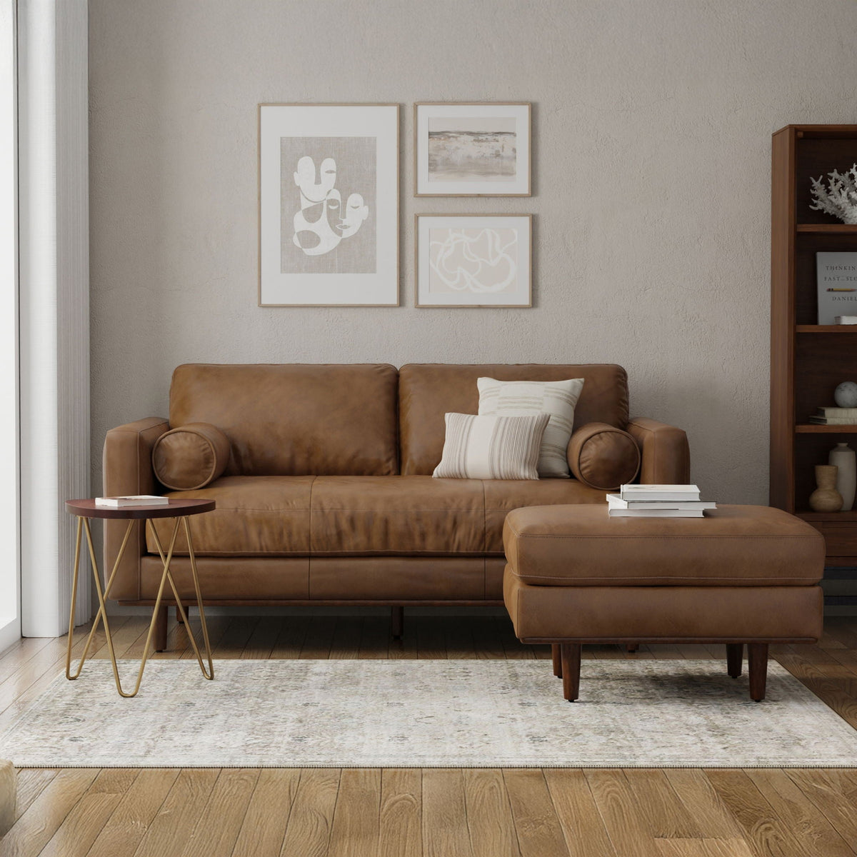Morrison and Recycled Fabric Upholstered Sofa