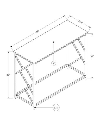 Accent console table with modern design, metal frame by Unique Piece Furniture on Tampa Home & Garden Store
