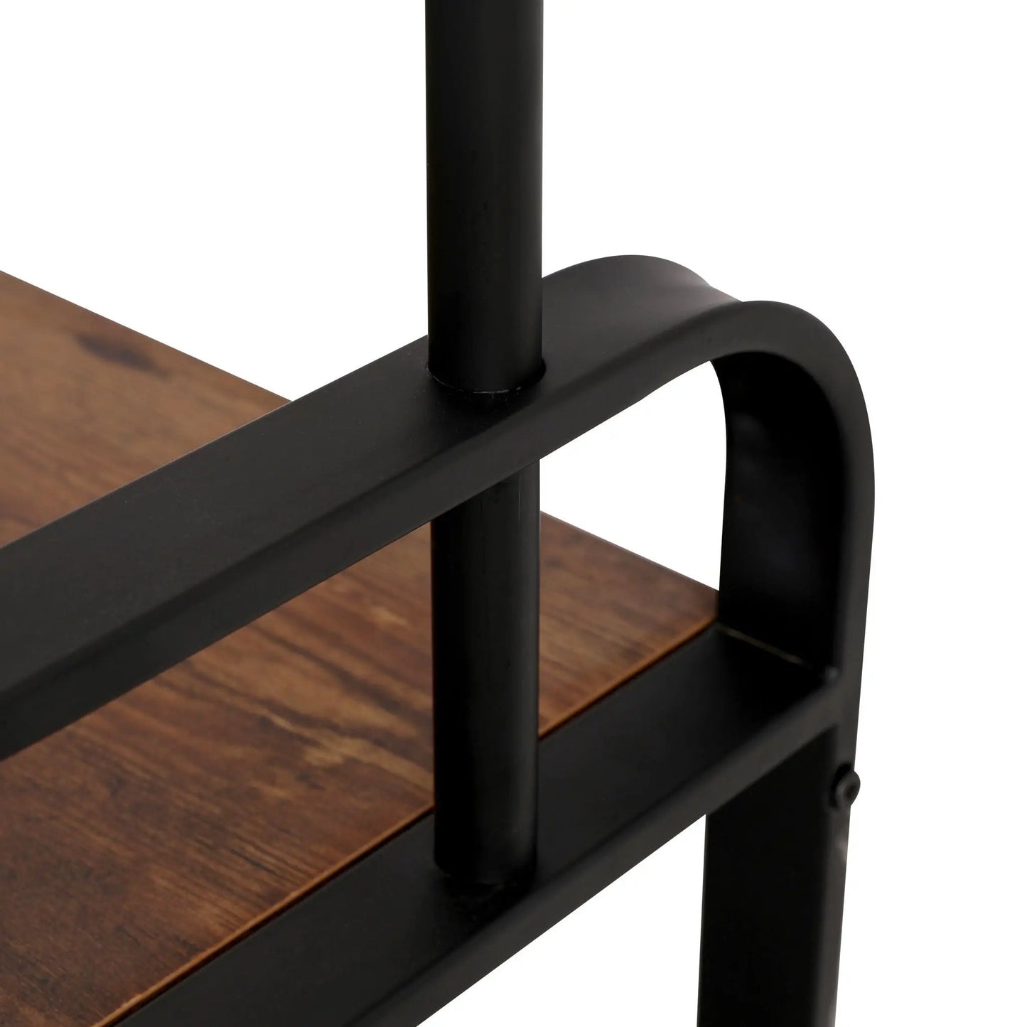 Hall Tree With Shoe Bench and 9 Removable Hooks