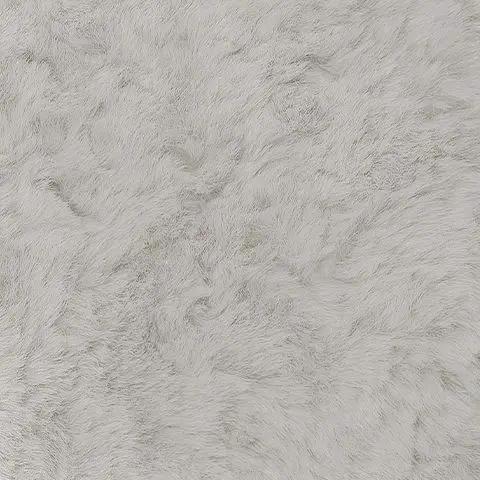 Cuddle Plush Sectional by Unique Piece Furniture in light gray shag fabric on Tampa Home & Garden Store