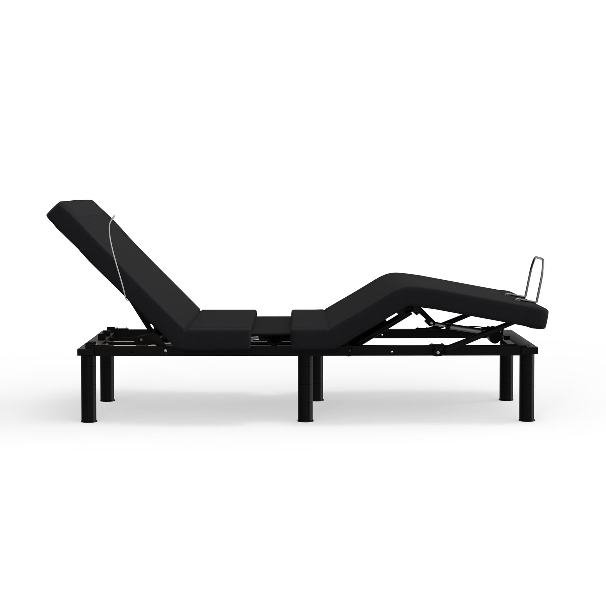 Model G2 Twin Long adjustable base by HouseOfZazla, black upholstered bed frame on Tampa Home & Garden Store