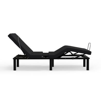 Model G2 Twin Long adjustable base by HouseOfZazla, black upholstered bed frame on Tampa Home & Garden Store