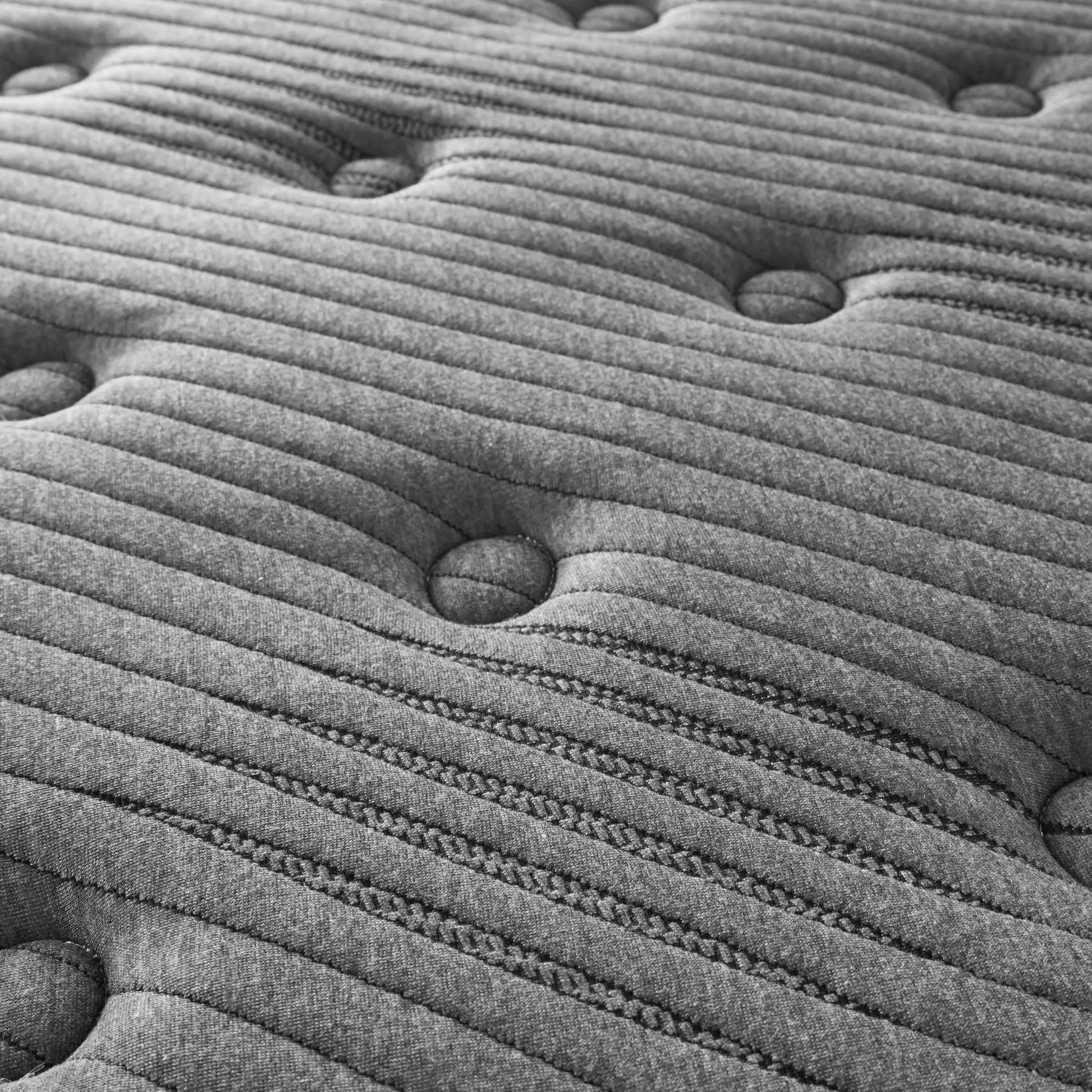 13in Quilted Eurotop Hybrid Mattress Plush in grey fabric by Unique Piece Furniture on Tampa Home & Garden Store
