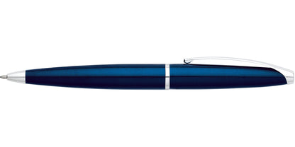 ATX Translucent Blue Lacquer Ballpoint Pen with silver clip and trim by A.T. Cross on Tampa Home & Garden Store