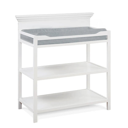 Universal changing table white wood with gray pad Unique Piece Furniture on Tampa Home & Garden Store
