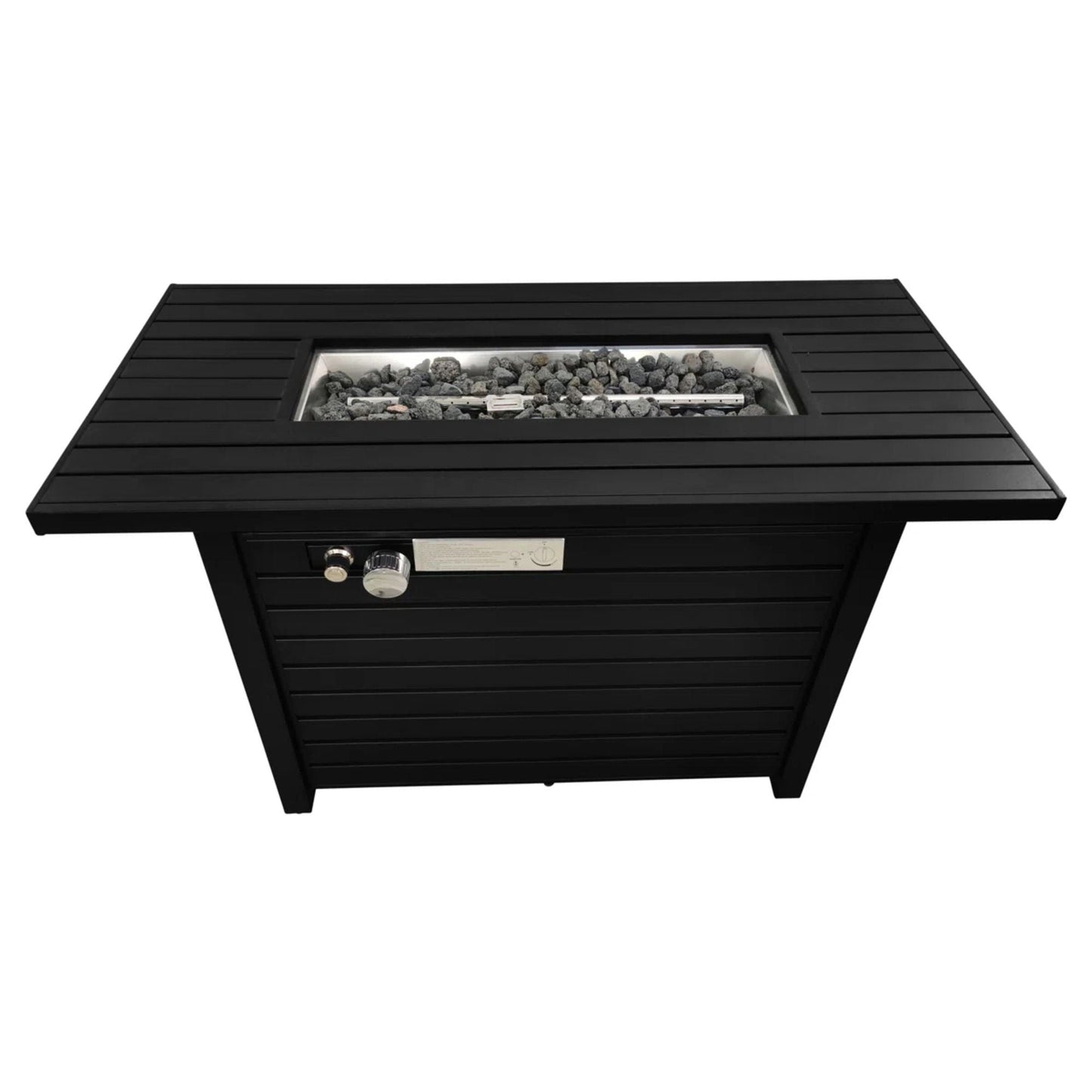 Sturdy Steel Outdoor Fire Pit Table With Lid