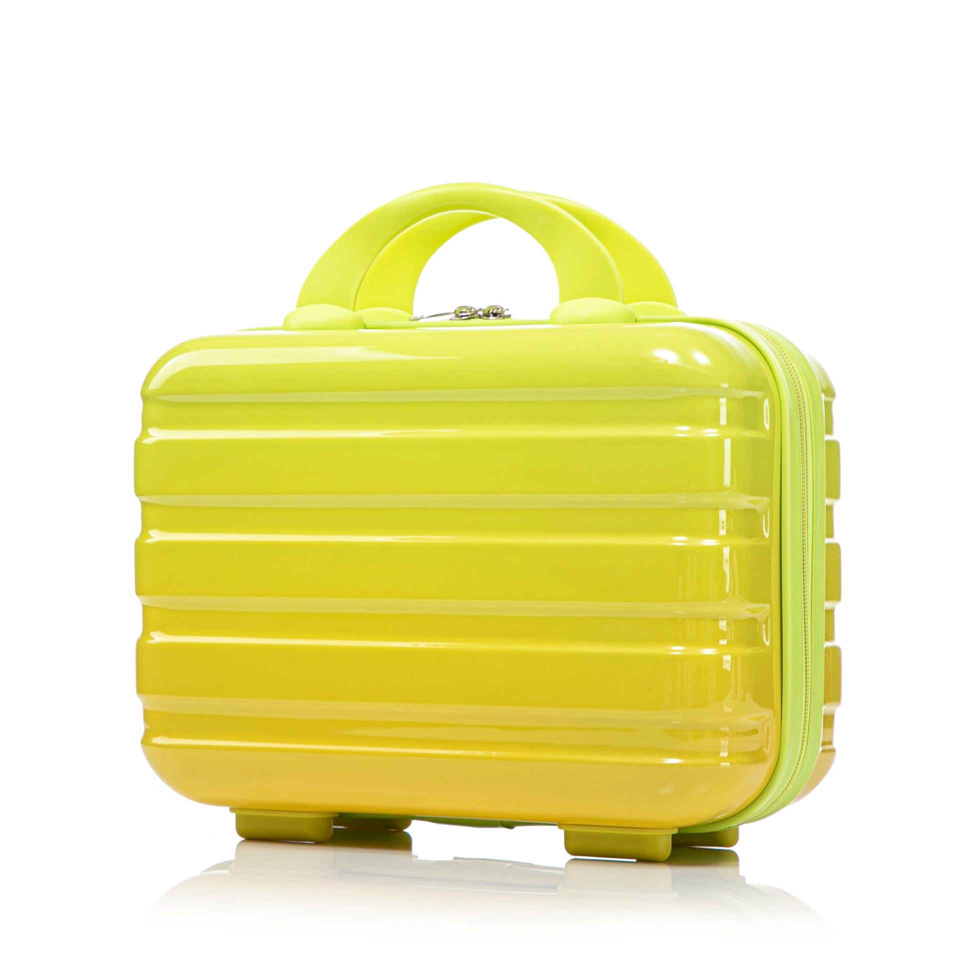 2-piece spinner luggage set neon yellow gradient hard-shell with built-in lock on Tampa Home & Garden Store