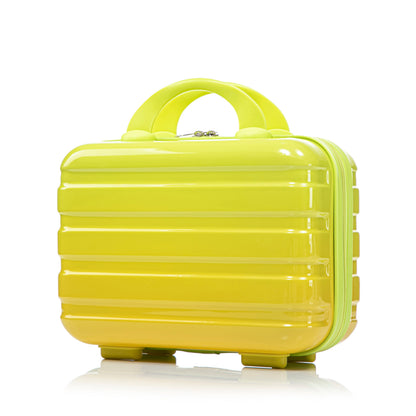 2-piece spinner luggage set neon yellow gradient hard-shell with built-in lock on Tampa Home & Garden Store
