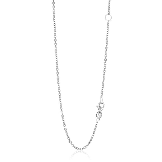 14k white gold adjustable cable chain necklace 1.5mm with lobster clasp Bids.com on Tampa Home & Garden Store