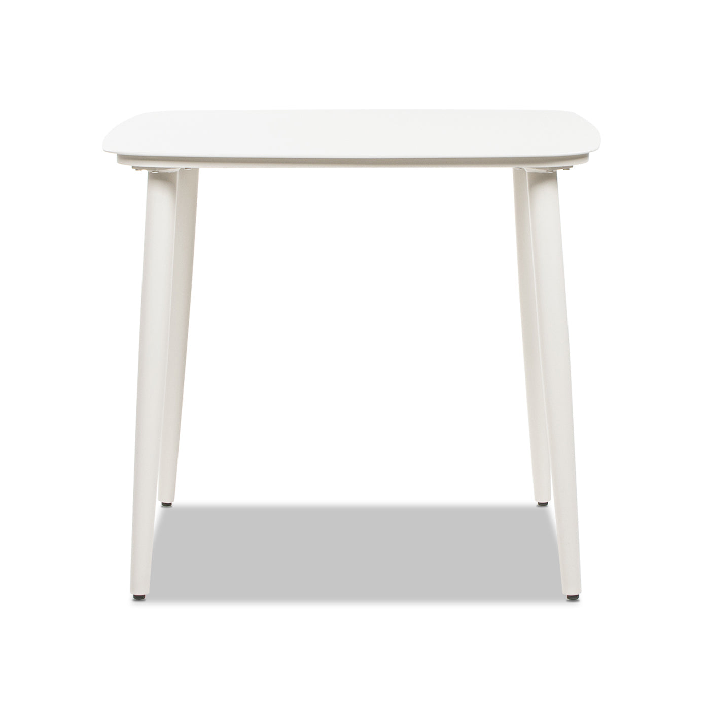 Santorini Outdoor Patio Table and a Solid Metal Base