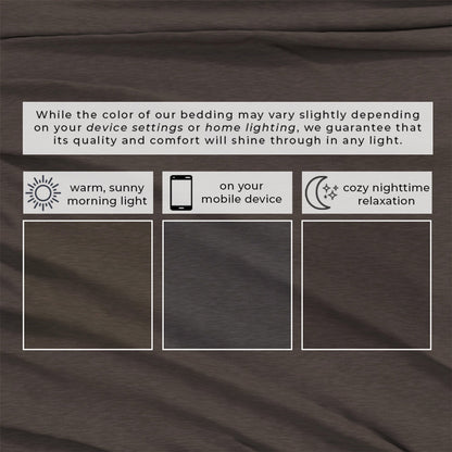 Heathered Jersey and Cotton Blend Bed Sheets