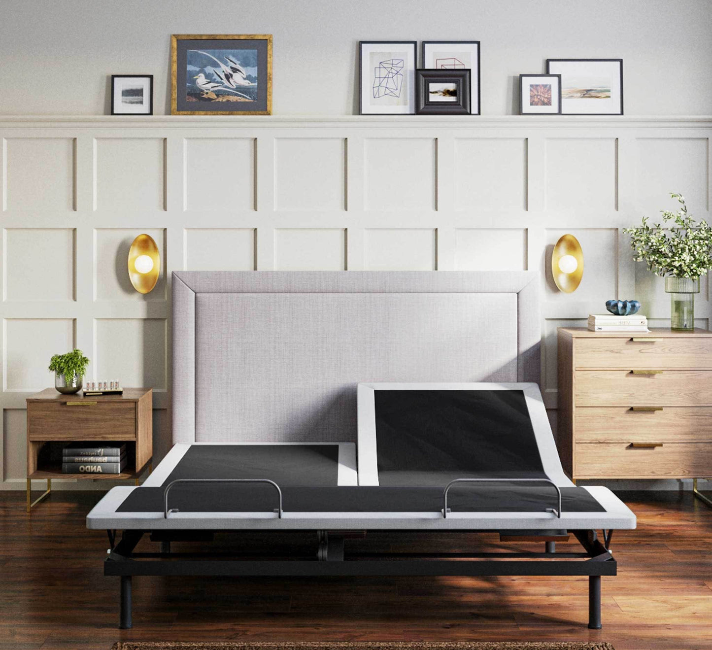 Adjustable Bed Base With Head and Foot Memory