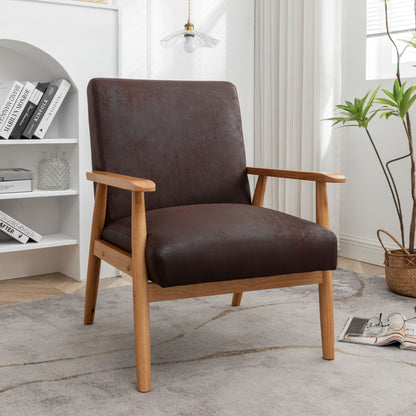 Wide Classic Mid Century Modern Arm Chair
