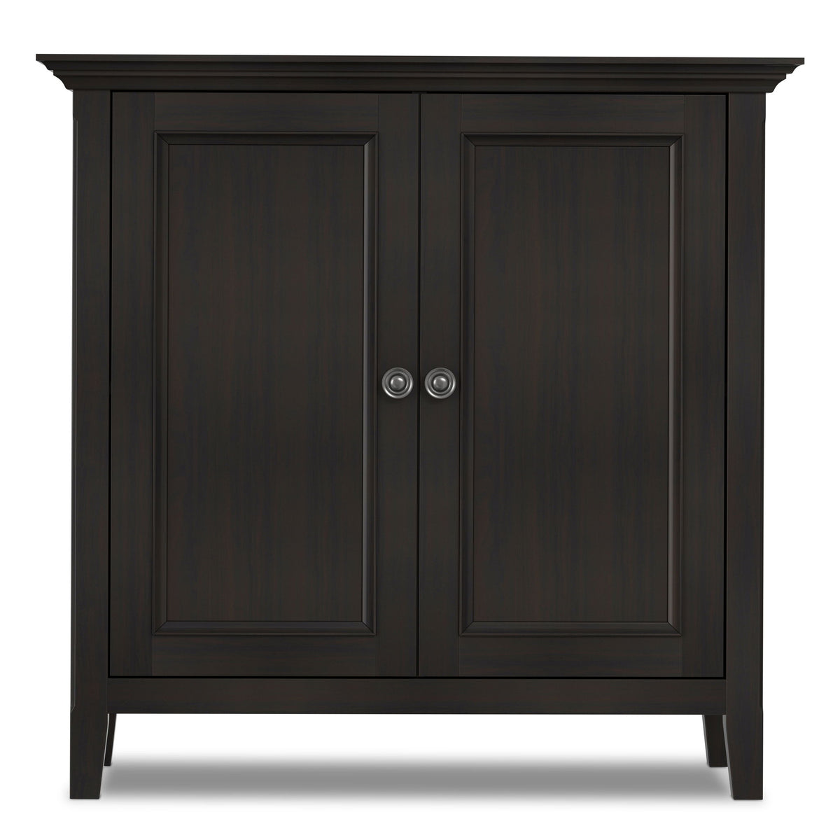 Amherst 2 Door Storage Cabinet with Adjustable Shelving in Brown by HouseOfZazla, accent cabinet on Tampa Home & Garden Store