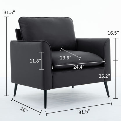 Nordic and Elegant Upholstered Sofa Chair