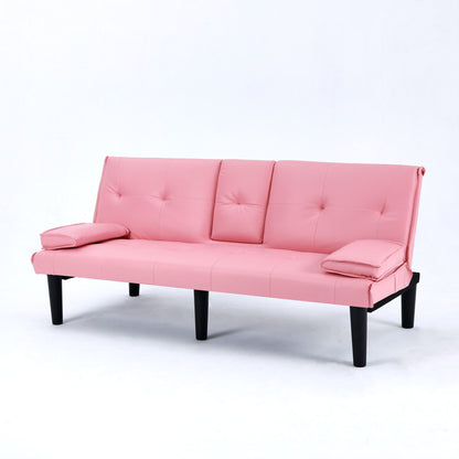 Compact Foldable Sofa Bed and Cup Holder