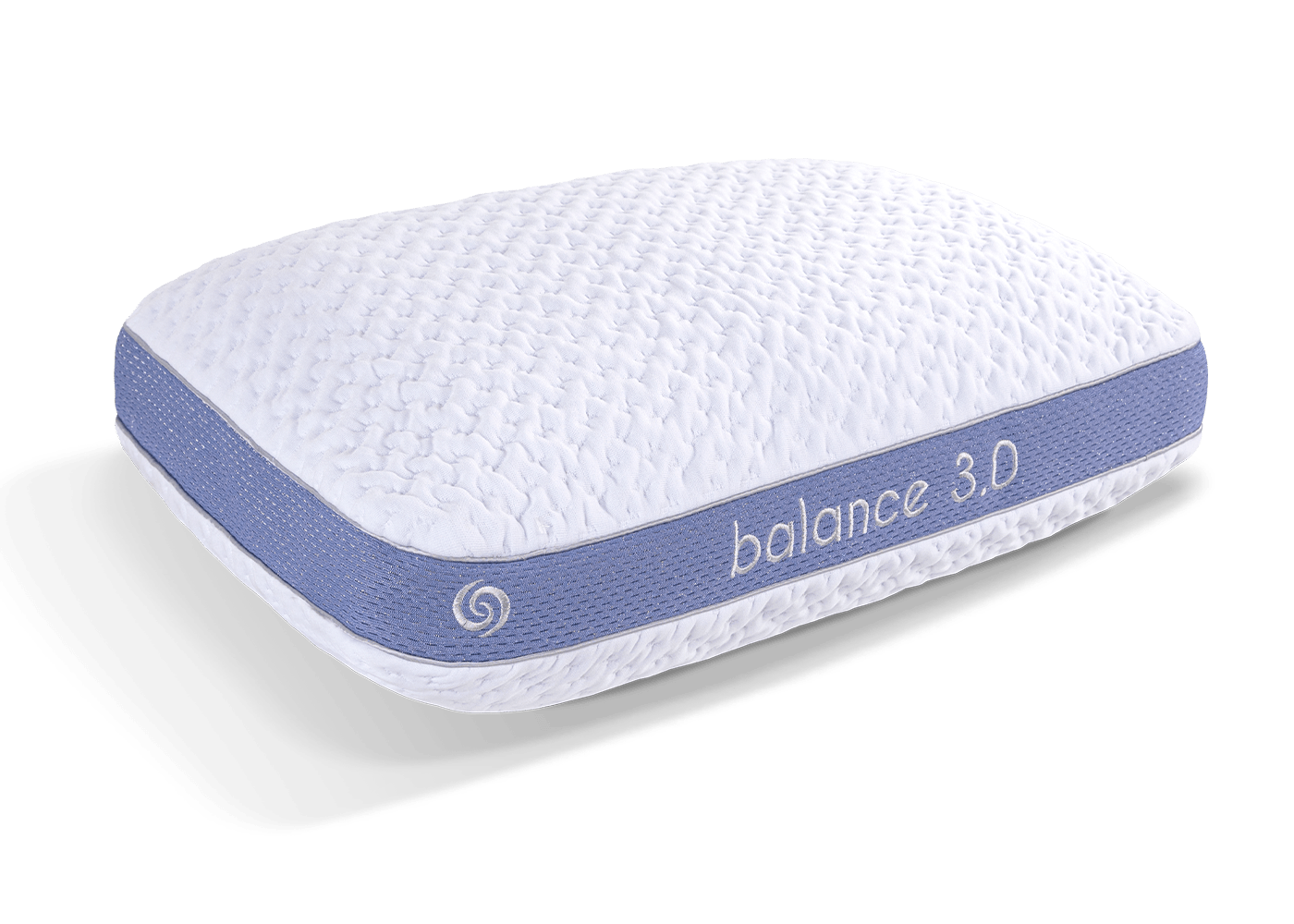 BedGear Balance Pillow size 3.0 airmesh pillow white quilted top lavender band HouseOfZazla on Tampa Home & Garden Store