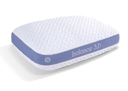 BedGear Balance Pillow size 3.0 airmesh pillow white quilted top lavender band HouseOfZazla on Tampa Home & Garden Store